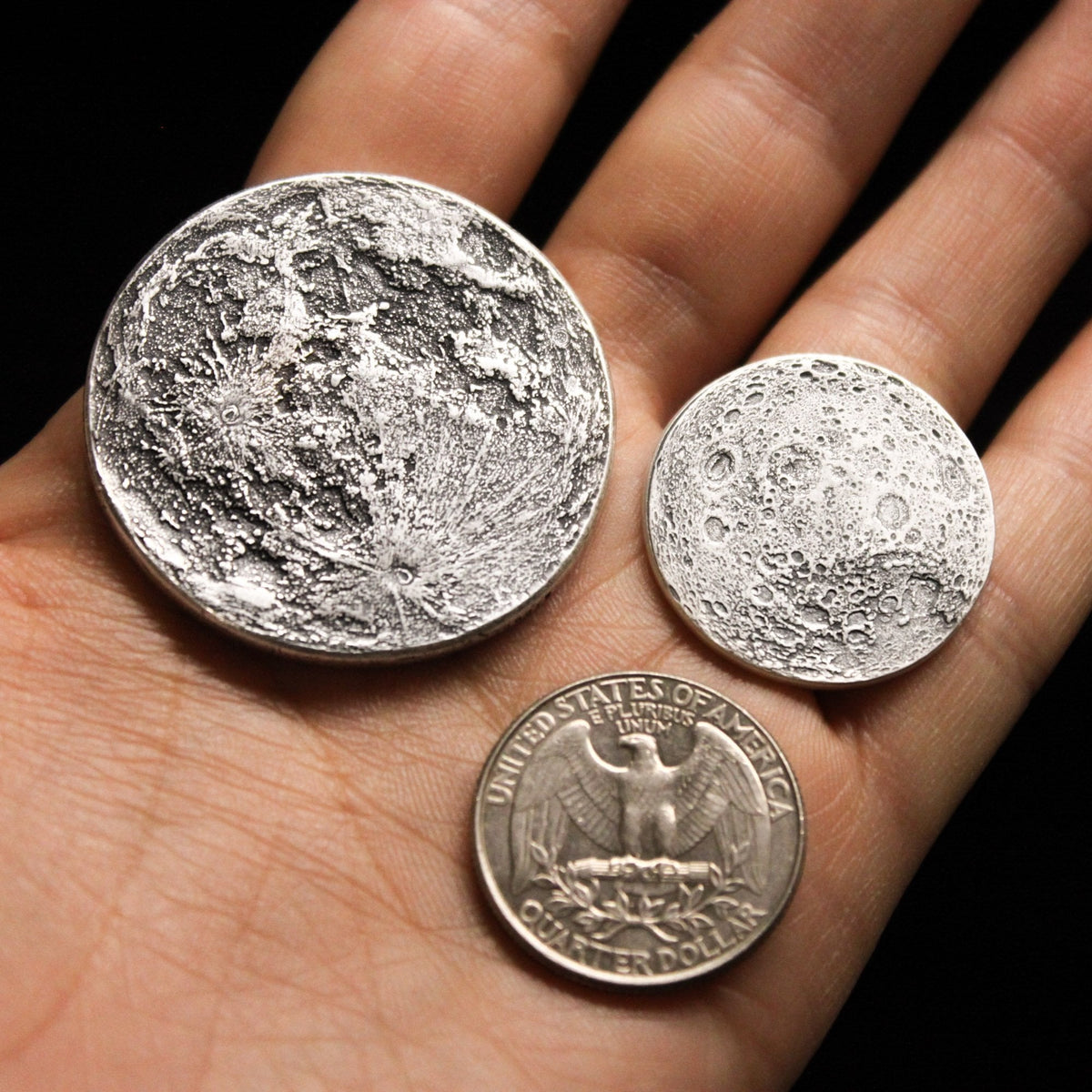 Full Moon Silver Coin
