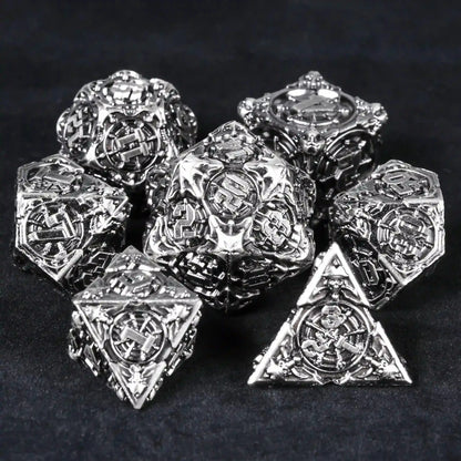 DND Dice - Steampunk Pirate Metal Dice Set