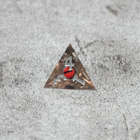 Smaug's Eye |  7 Piece Moving Eye DnD Dice Set | Acrylic RPG Gaming Dice