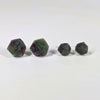 Sneak Attack D20 Sterling Silver Stud Earrings - Rogue Dice Jewelry