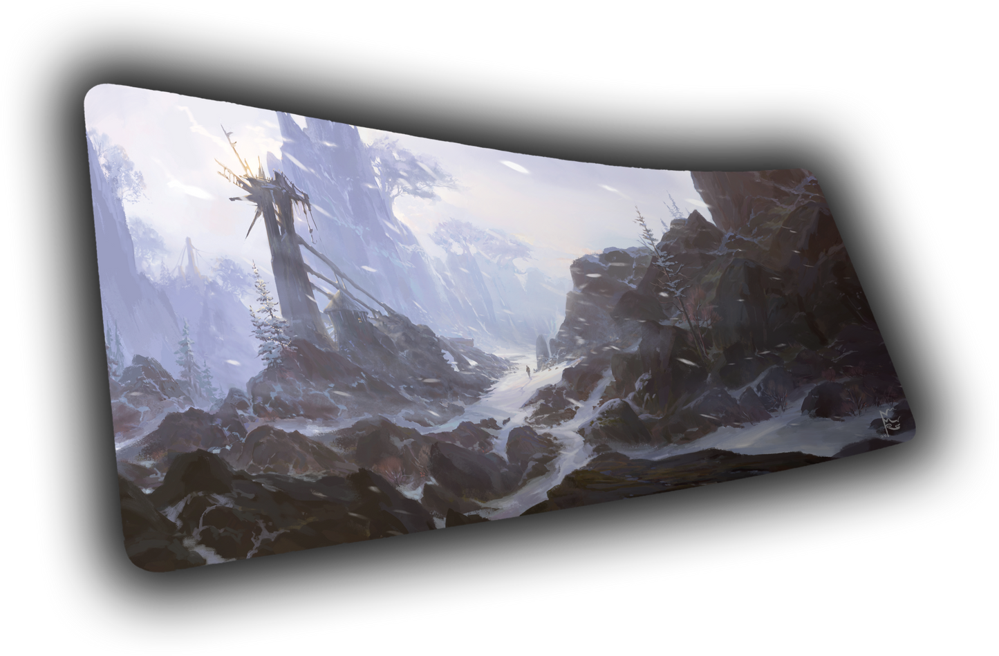 "Snow Squall" — Epic Desk Originals Deskmat