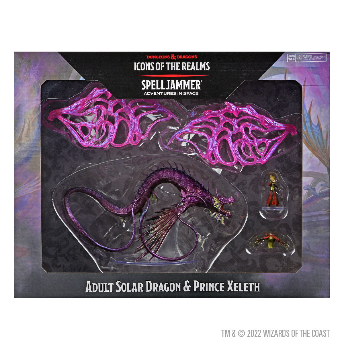 D&D: Icons of the Realms – Spelljammer Adult Solar Dragon & Prince Xeleth