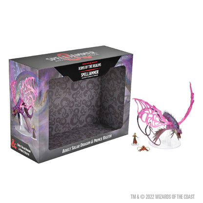 D&D: Icons of the Realms – Spelljammer Adult Solar Dragon & Prince Xeleth