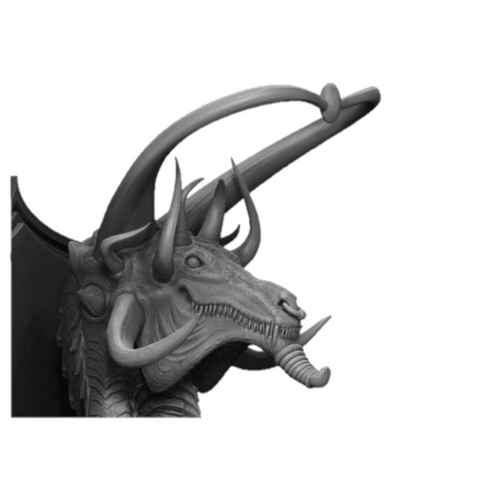 Spirit Elemental Dragon Wall-Mountable Bust