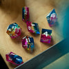 Starlit Rift Resin DND Dice Set