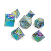 Stars of Auriga - Space Dice 7 Piece RPG Set Alloy Metal Dice