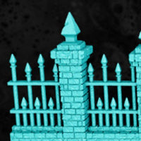 Graveyard of Sorrows Scatter Terrain (Gate, Tombstones, and Statue)