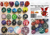 25 Unusual DCC Dice Super Sized Set - Multi-Color