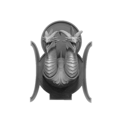 Supreme Dragon God Wall-Mountable Bust