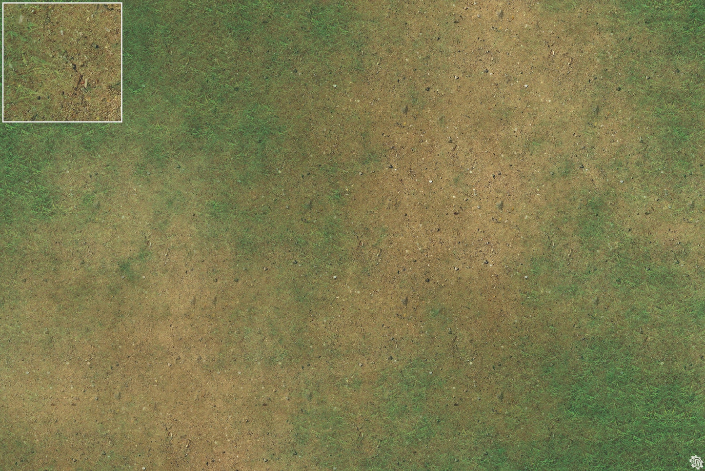 Mats by Mars: Grassy Spring Tabletop Wargaming Play Mat