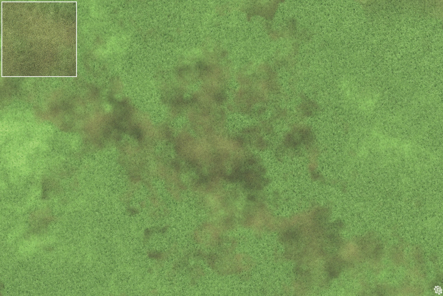 Mats by Mars: Verdant Fields Tabletop Wargaming Play Mat