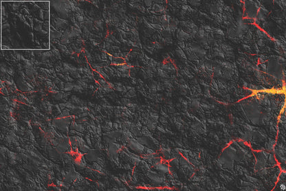Mats by Mars: Molten Crust Tabletop Wargaming Play Mat