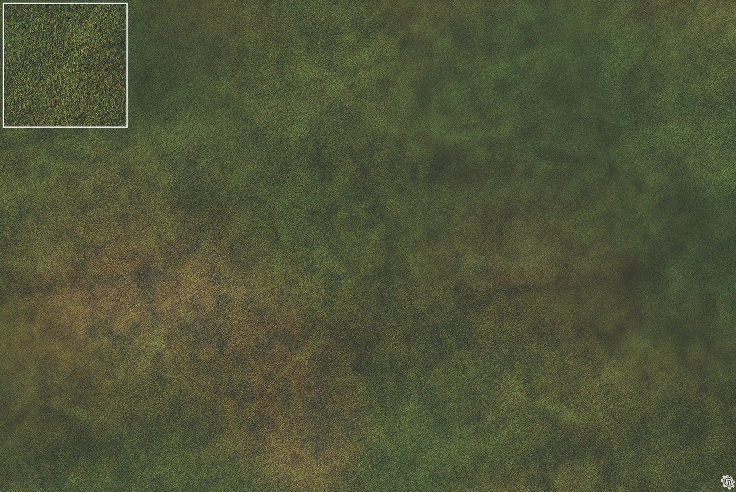 Mats by Mars: Green Meadow Tabletop Wargaming Play Mat