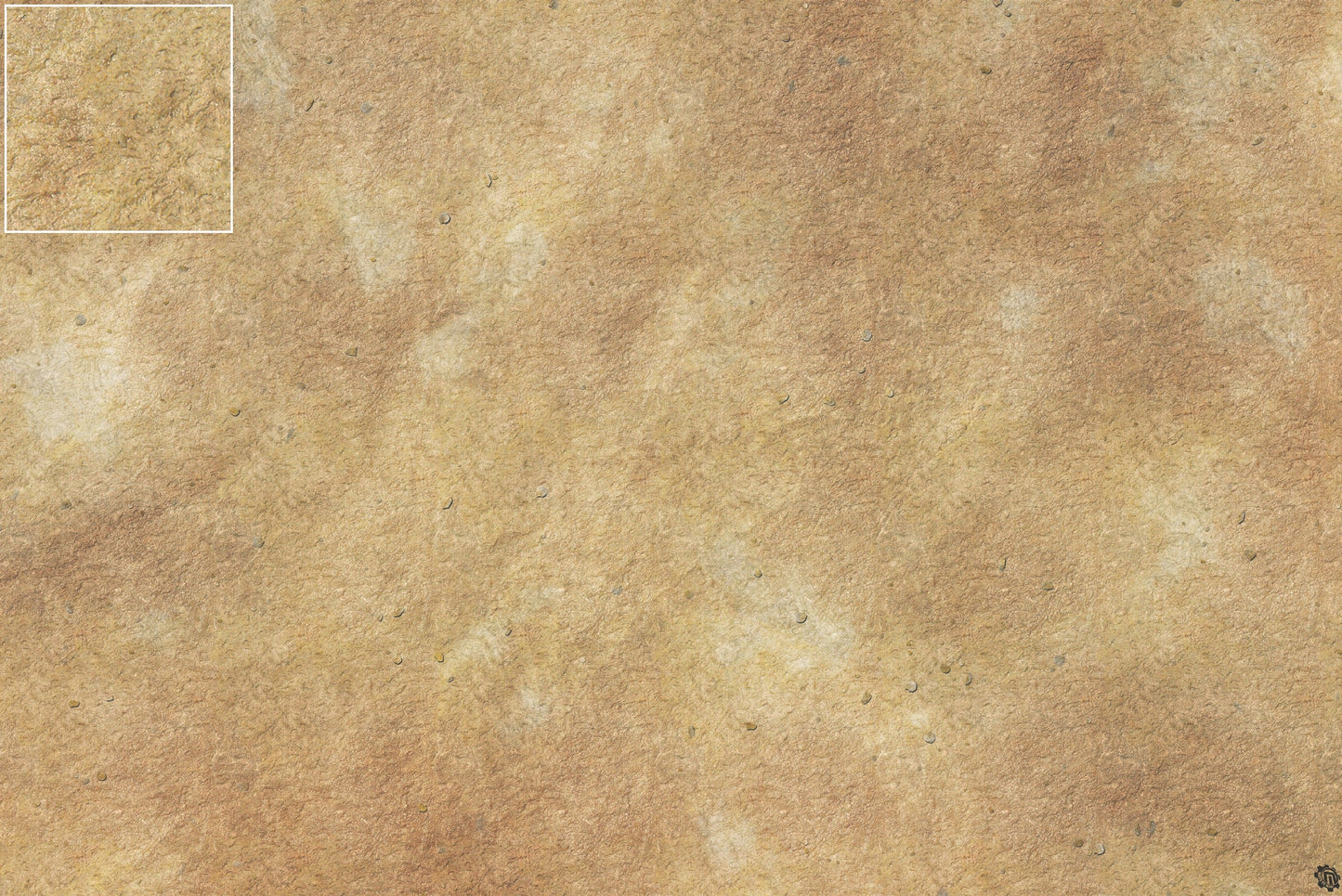 Swallowing Sand Desert Play Mat - Premium Tabletop Wargaming Surface by Mats by Mars
