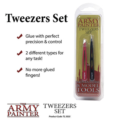 Army Painter Tweezers Set - Precision Miniature Assembly Tools