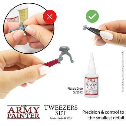 Army Painter Tweezers Set - Precision Miniature Assembly Tools