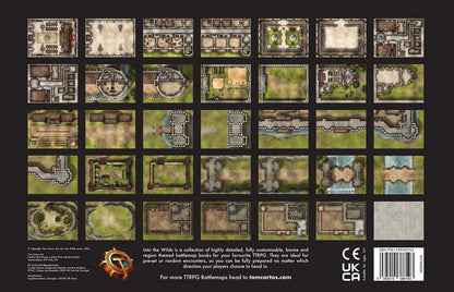 Into the Wilds Battlemap Books: Castles & Keeps