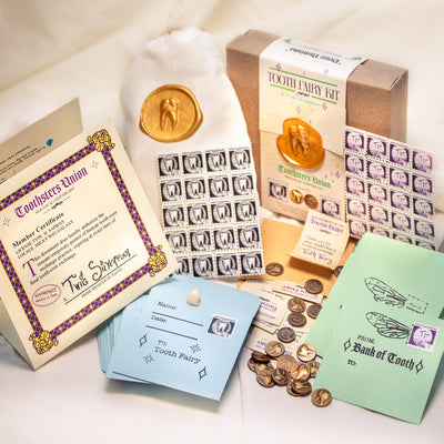 Tooth Fairy's DELUXE Kit with 20 Bronze Coins