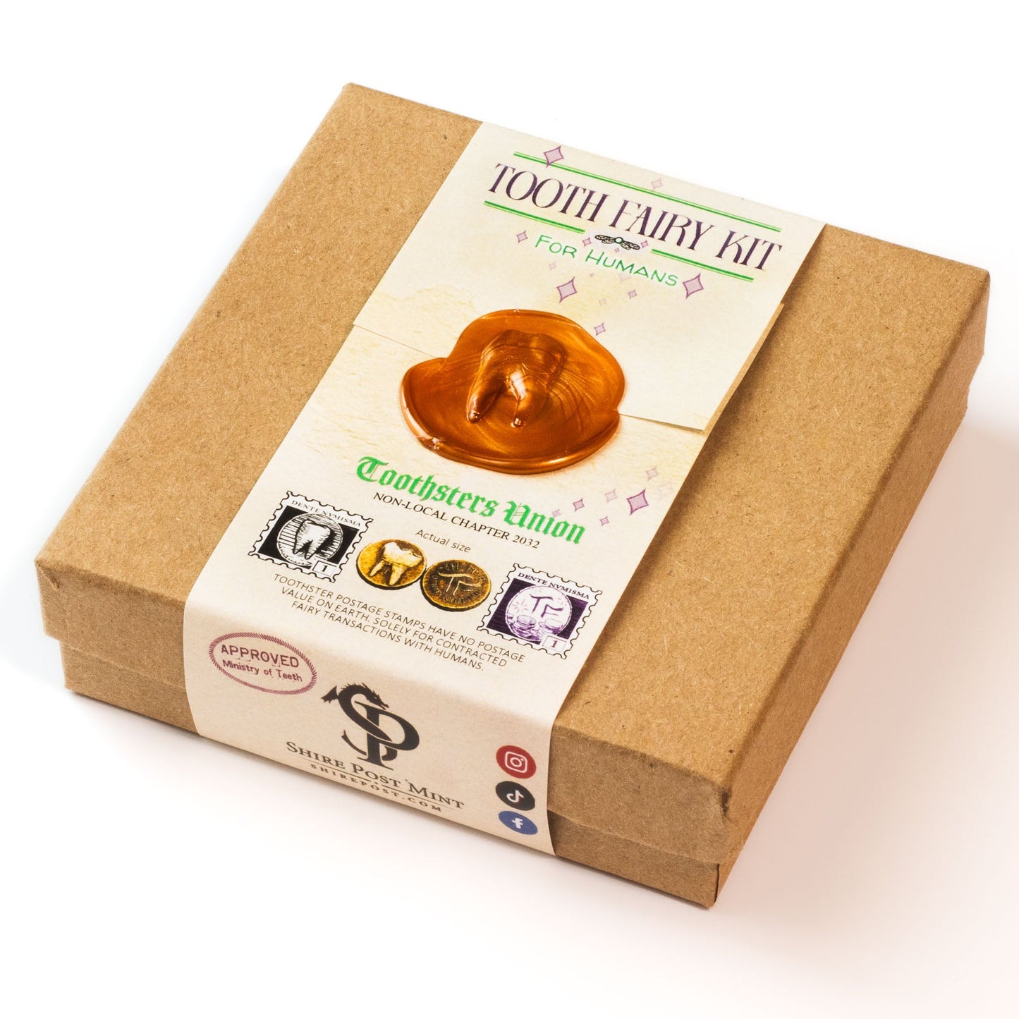 Tooth Fairy's DELUXE Kit with 20 Bronze Coins