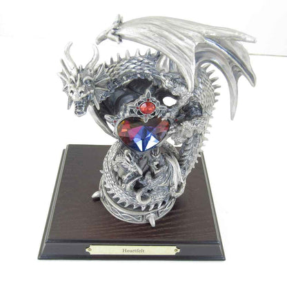 TU3397 Heartfelt Pewter Myth and Magic Dragon Figurine Tudor Mint
