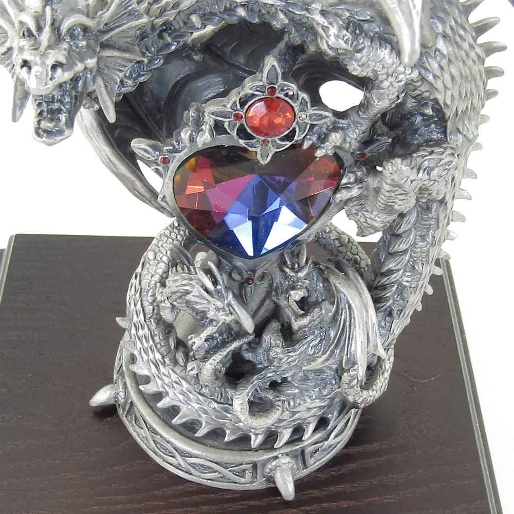 TU3397 Heartfelt Pewter Myth and Magic Dragon Figurine Tudor Mint