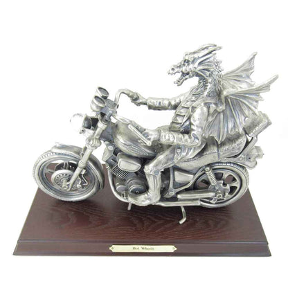 TU3647 Hot Wheels Biker Dragon Myth and Magic Large Studies Series Figurine Tudor Mint