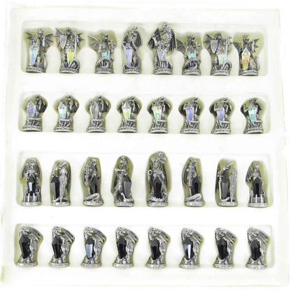 TU4400 Dragons of Light versus Dragons of Darkness Myth and Magic Chess Set