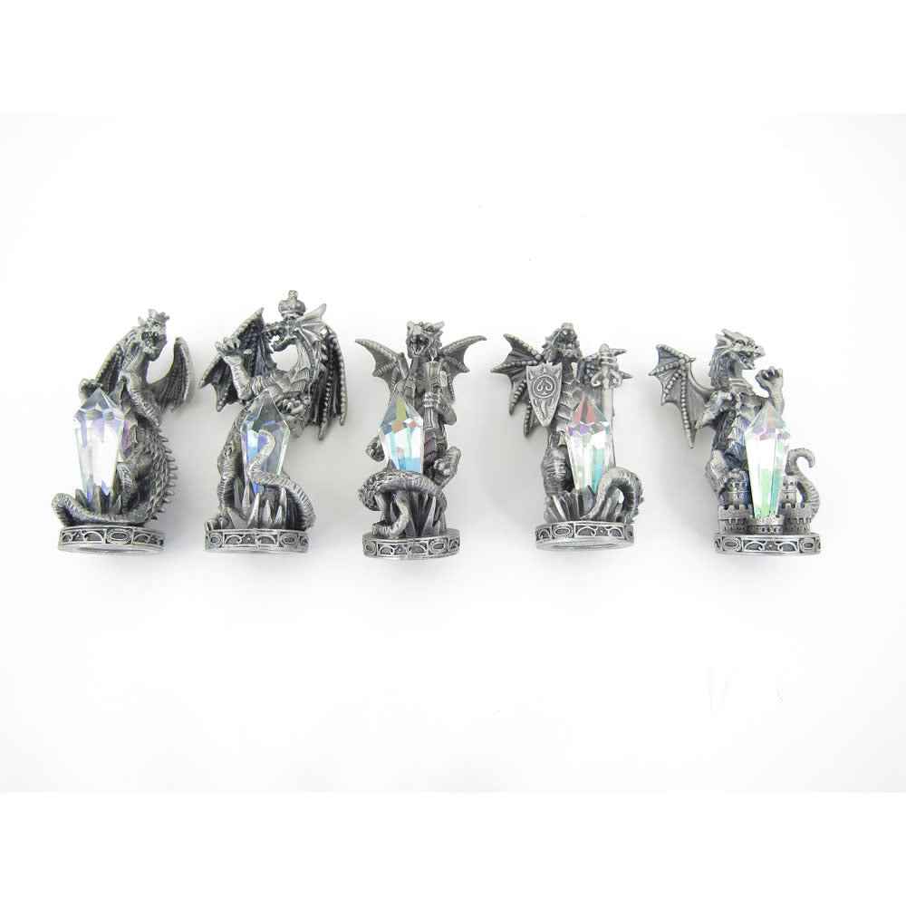 TU4400 Dragons of Light versus Dragons of Darkness Myth and Magic Chess Set