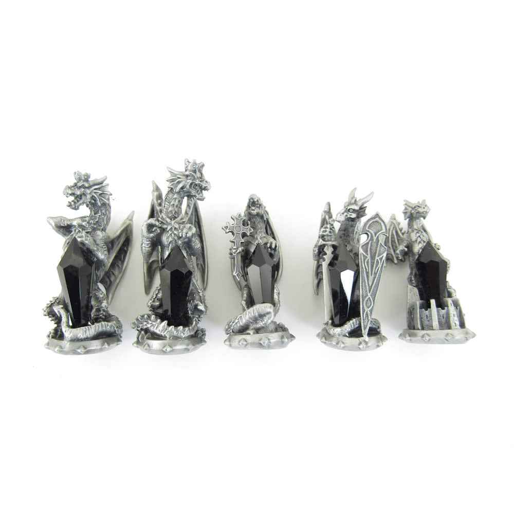 TU4400 Dragons of Light versus Dragons of Darkness Myth and Magic Chess Set