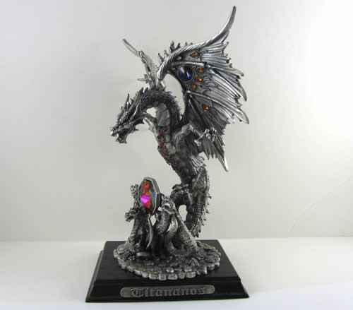 TUIND10 Titananos Pewter Dragon Myth and Magic Collectible Figurine