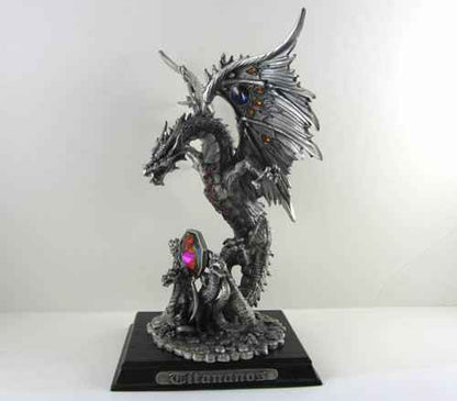 TUIND10 Titananos Pewter Dragon Myth and Magic Collectible Figurine