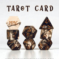 Tarot Card Resin Dice Set
