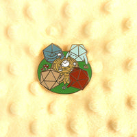 D20 Tea Party Hard Enamel Pin