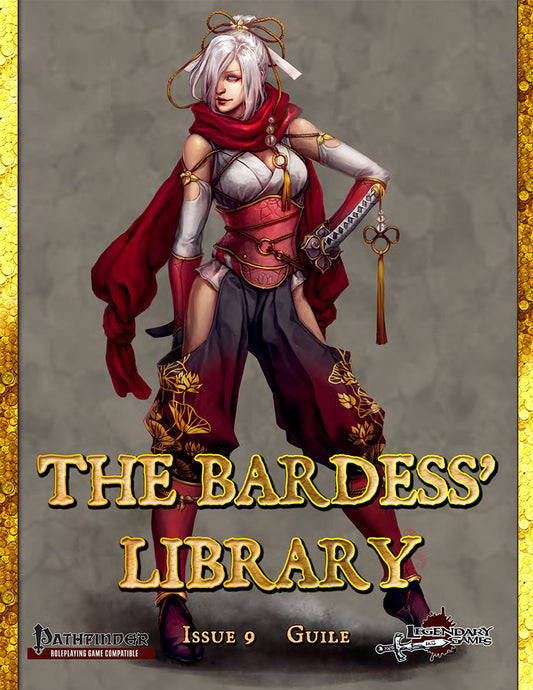 The Bardess' Library #9: Guile - Rogue & Trickster Options for Pathfinder 1e