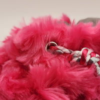 The Fuchsia Rose Minky Dice Bag
