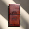 The Future Belongs Eleanor Roosevelt Quote Leather Journal - 8x6 Size