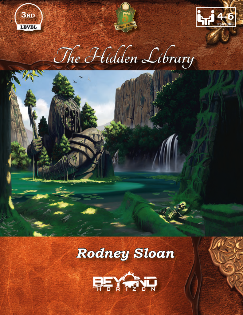 Hidden Library Arran The Hidden Library, a one-shot adventure for 5th Edition for 3rd level ...