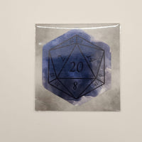 The Midnight Rose Nat 20 D20 Sticker