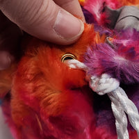 The Rainbow Rose Minky Dice Bag