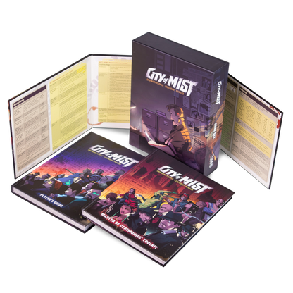 City of Mist Core Set — Premium Slipcase with Player's Guide, MC Toolkit & Screen