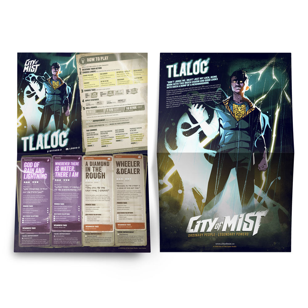 City of Mist Starter Box — Learn-to-Play Tabletop RPG Set