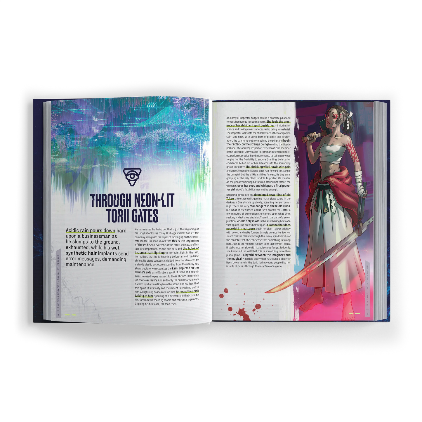Tokyo:Otherscape Setting Book — Mythic Cyberpunk Tokyo Megacity