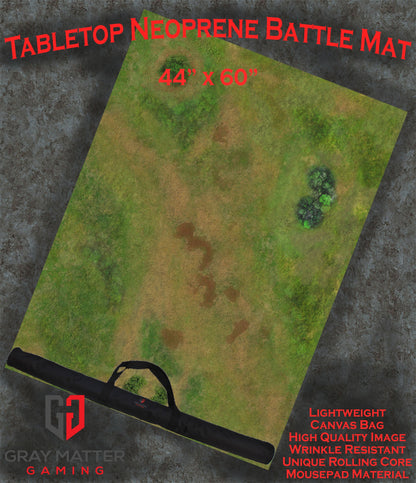 Traveler's Road | Neoprene Battle Mat with Bag | Baron of Dice