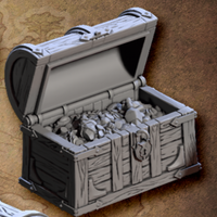 Treasure Chests and Mimic Miniatures