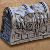Treasure Chests and Mimic Miniatures