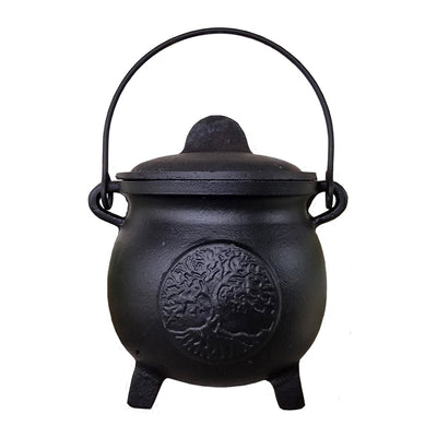 Cast Iron Cauldron - Tree of Life - 3.5