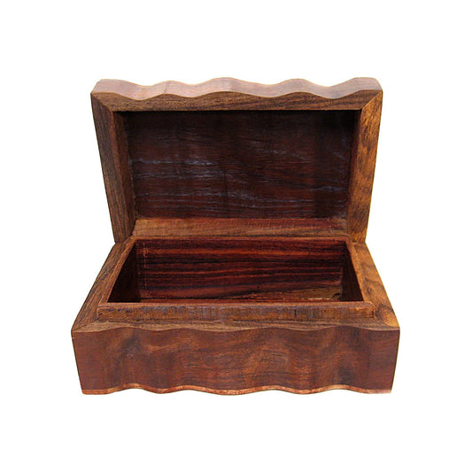 Tree of Life Carved Wood Box 4" x 6"