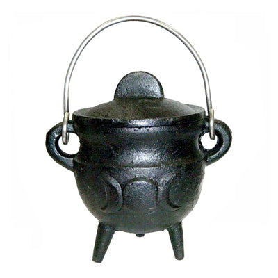 Cast Iron Cauldron - Triple Moon 4.5