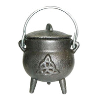 Cast Iron Cauldron - Triquetra - 3.5"