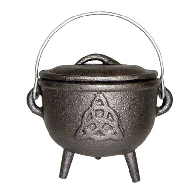 Cast Iron Cauldron - Triquetra 4.5